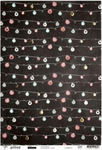 Actual product image Artoz Transparent Paper Creamotion 21x30cm Pattern Garland (110 g/m²)