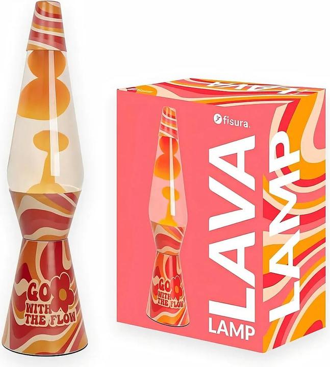 Image du produit Fisura Lampe à Lave Bullet - "Go with the Flow" par