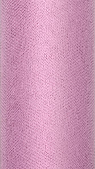 Immagine prodotto Partydeco Tulle liscio, rosa cipria, 0,15 x 9 m (1 pz. / 9 lm) (1 pz.)