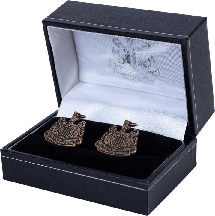 Actual product image Newcastle United FC Crest Cufflinks (100% synthetic material)