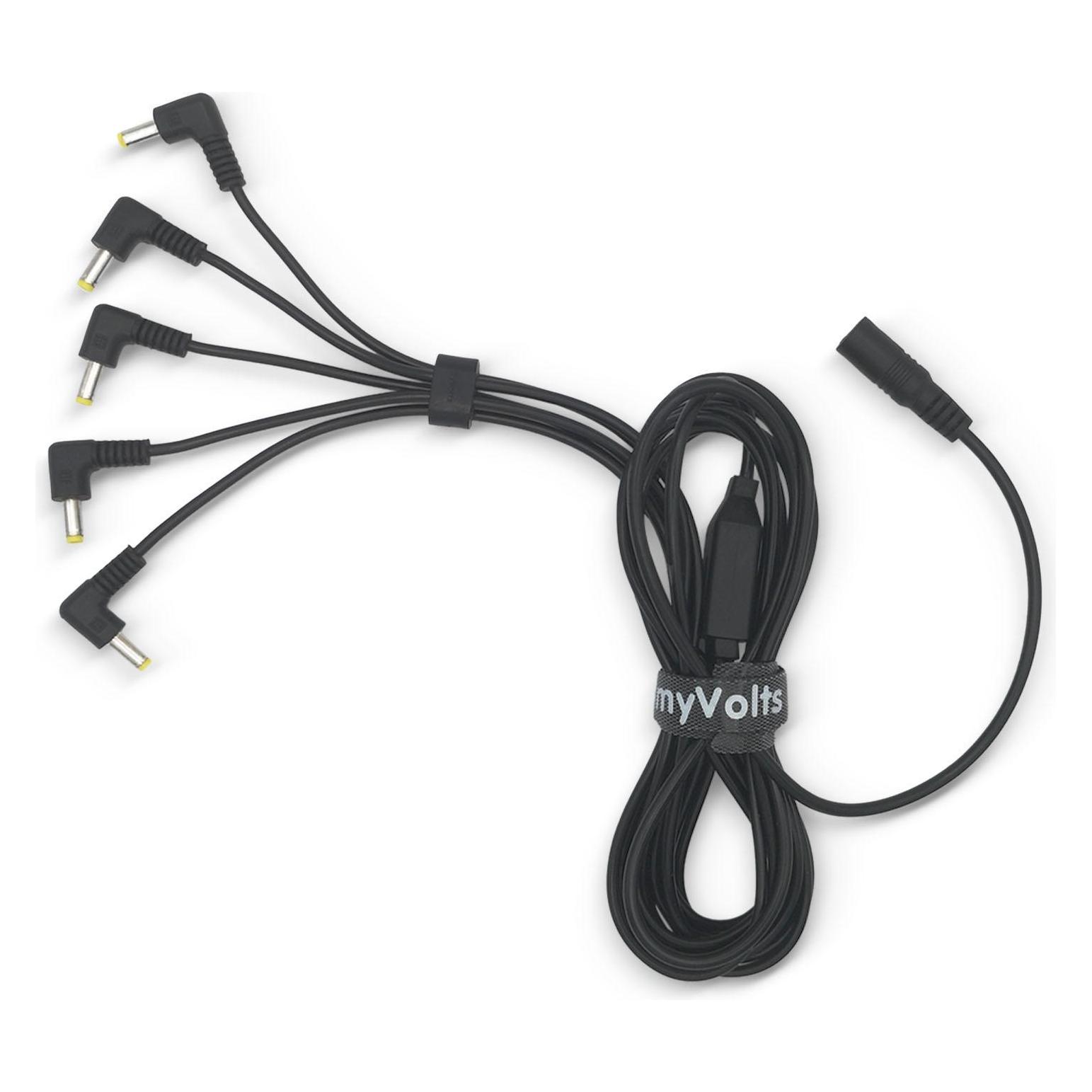 MyVolts DD731MT - Power Splitter Cable Volca Black, Stromkabel, Schwarz