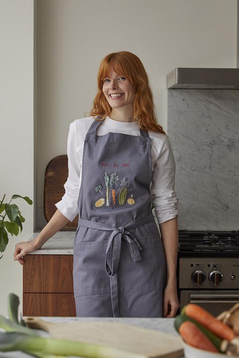 Actual product image DMC Gift of Stitch apron