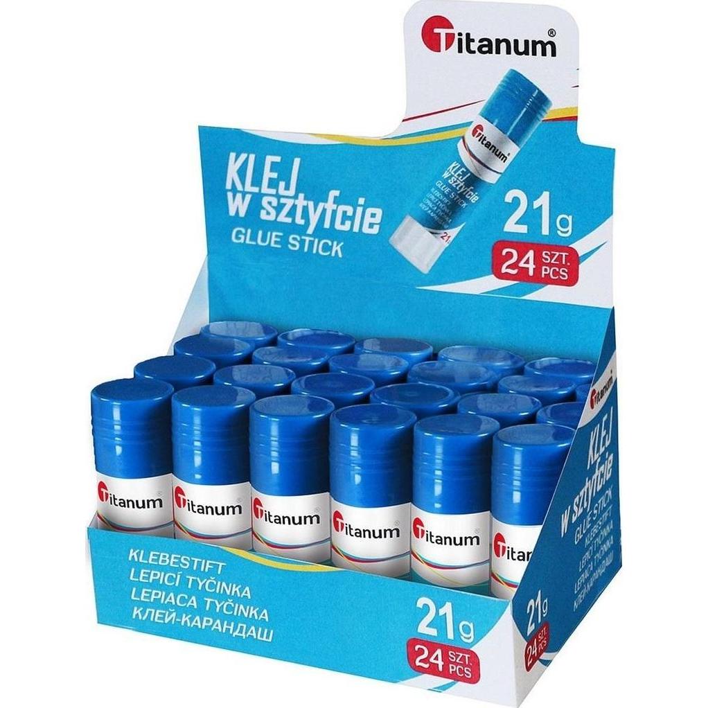 Titanum, Klebestift, Klebestift 21g (24 Stück)