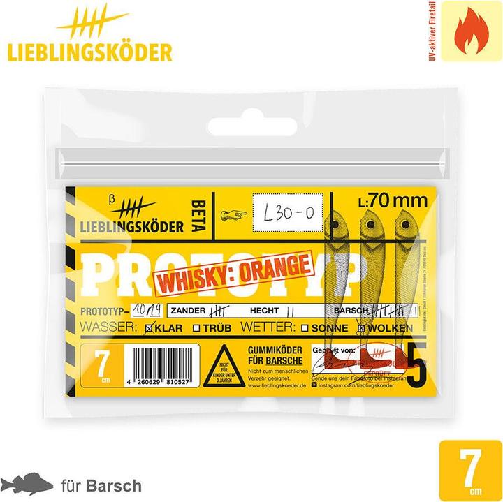 Produktbild Lieblingsköder Whisky Orange (7 cm)