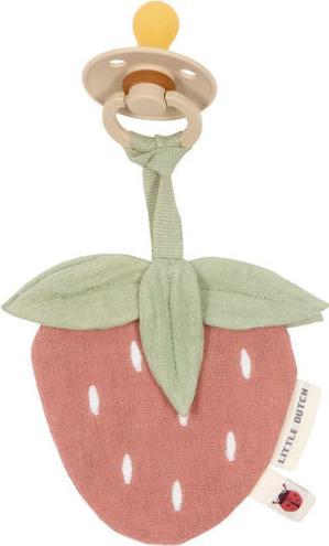 Little Dutch Schnullertuch muslin Strawberry