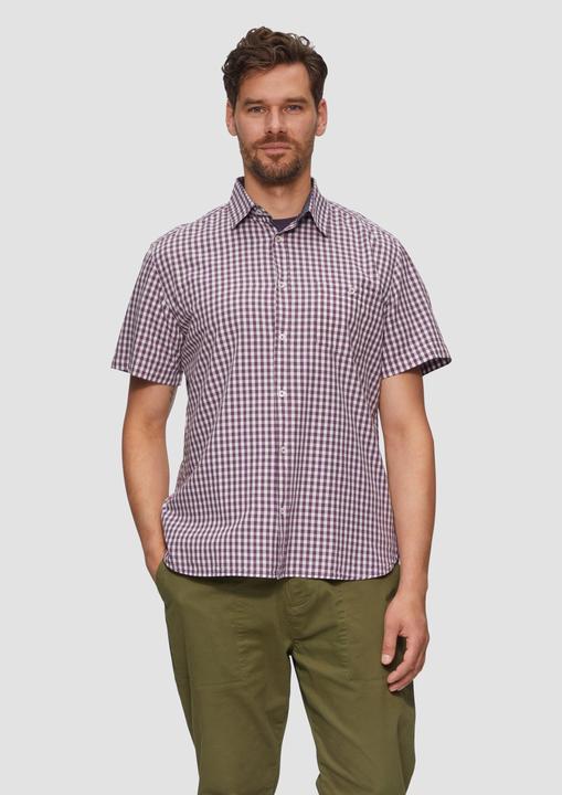 Produktbild S.Oliver Hemd Kurzarmhemd mit Kentkragen (S)