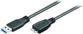 Produktbild MicroConnect USB A — Micro B USB (0.50 m, USB 3.2 Gen 1)