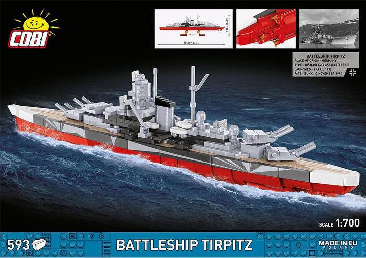 Produktbild Cobi H.C. WWII Battleship Tirpitz 600T