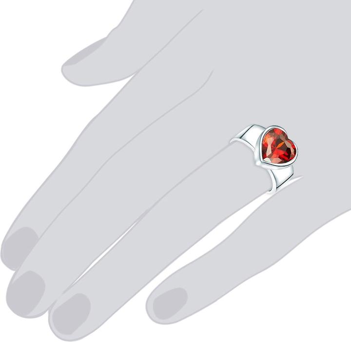 Immagine prodotto Rafaela Donata Cuore da donna in argento Sterling Zirconia argento - 3870 (50, 925 Argento)