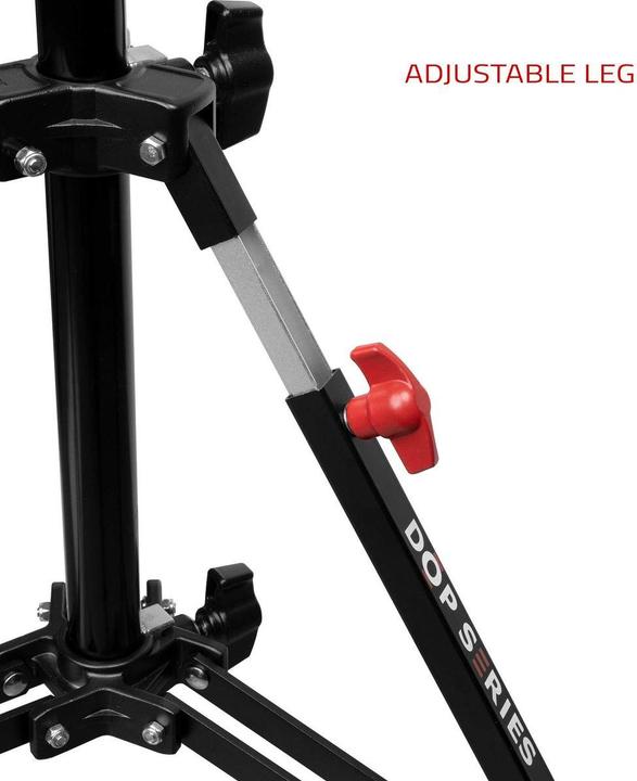 Actual product image Shape Low Boy Double Riser Stand Black/Chrome 6'9" (Metal)