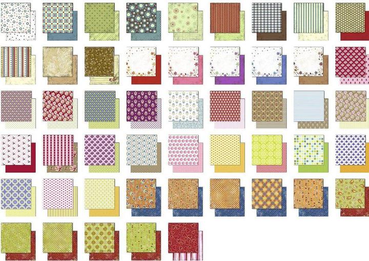 Produktbild Ursus Designpapier Retro 190g/qm 30,5x30,5cm VE=50 Blatt (190 g/m², 50x)