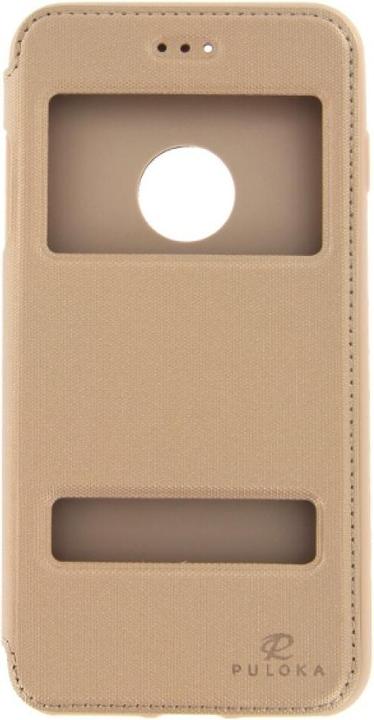 Immagine prodotto Puloka Custodia Flip per iPhone 7 Plus oro (Apple iPhone 7 Plus)