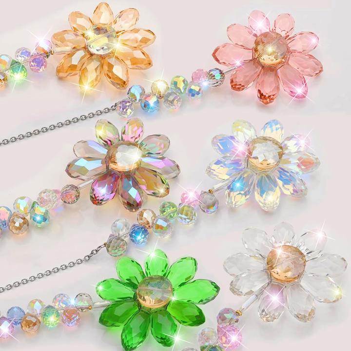 Alopini Suncatcher kristal raam, 6 stuks zon kralen hanger decoratie, raamdecoratie opknoping