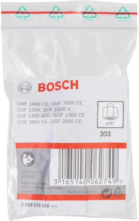 Produktbild Bosch Professional Zubehör Spannzange, 1/2-Zoll, 24 mm