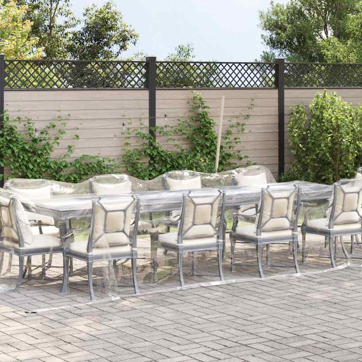Image du produit vidaXL Bâche transparente avec oeillets 3x6 m PVC Bâche transparente (300 x 600 cm)