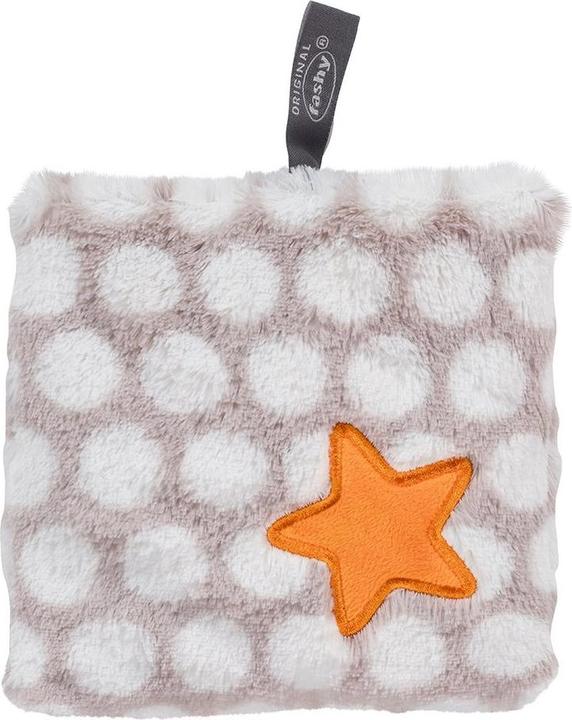Actual product image Fashy Heat cushion dot with star rape seed fluffy cover Removable/Washable (15 x 15 cm)