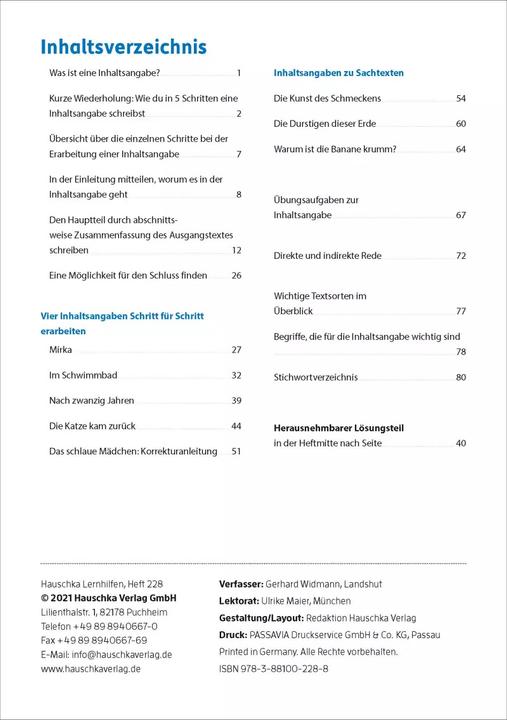 Produktbild Inhaltsangabe. Aufsatz 7.-9. Klasse (Deutsch, Gerhard Widmann, Martina Knapp, Rainer Thiele, 2021)