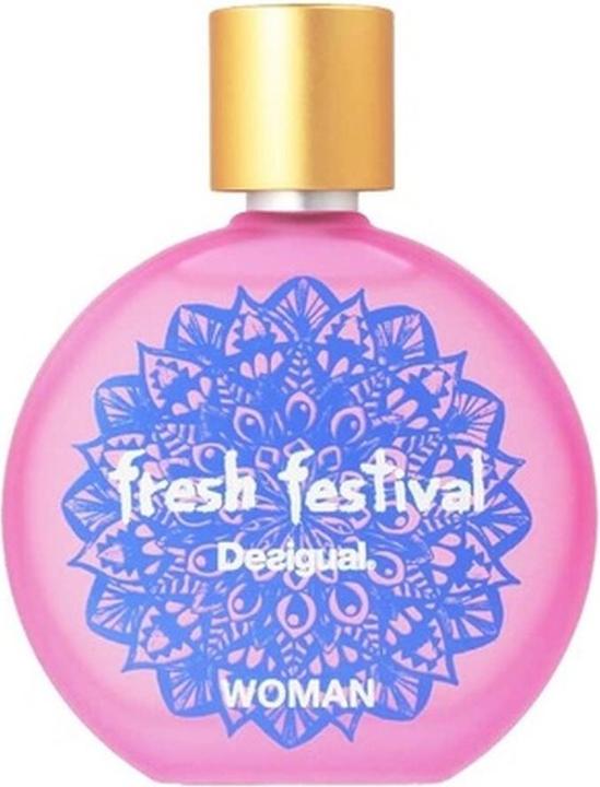 Actual product image Desigual Fresh Festival Woman Eau De Toilette Spray 100ml (L) (Eau de toilette, 100 ml)