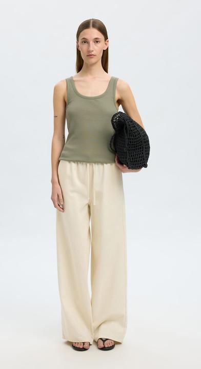 Actual product image Selected Femme Rippmuster Baumwoll Tanktop (XL)