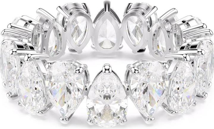 Image du produit Swarovski Matrix Vittore Ring Tropfenschliff Weiss Silber (58)