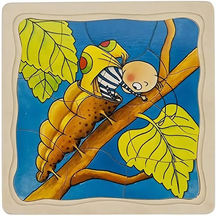 Produktbild Goki Schichtenpuzzle Die Raupe (44 Teile)
