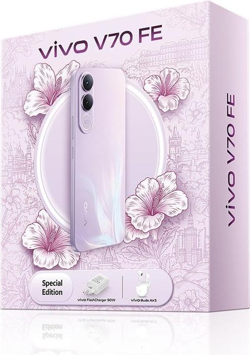 Image du produit Vivo V70 FE 512 MUSE PURPLE 8+512GB (512 Go, Violet, 6.83", Double SIM, 5G)