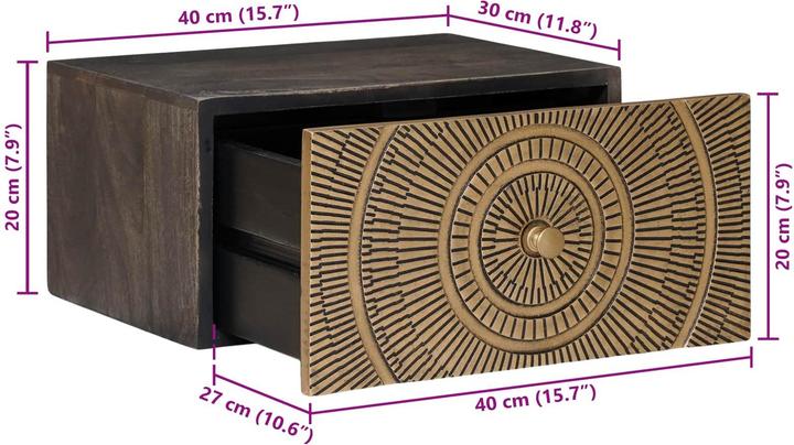 Immagine prodotto vidaXL Nachttisch (30 x 40 x 20 cm)