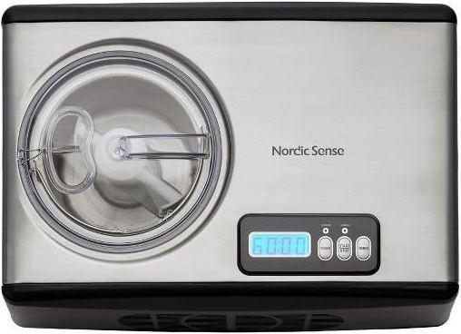 Actual product image F&H Group Nordic Sense - Ice-cream maker 1,5 litre 150 watt - Steel/Black (24967)