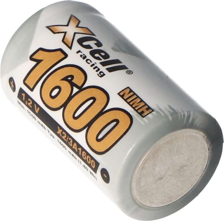 Produktbild AccuCell Akku 2/3A ohne Lötfahne (1 Stk., 1600 mAh, Akku)