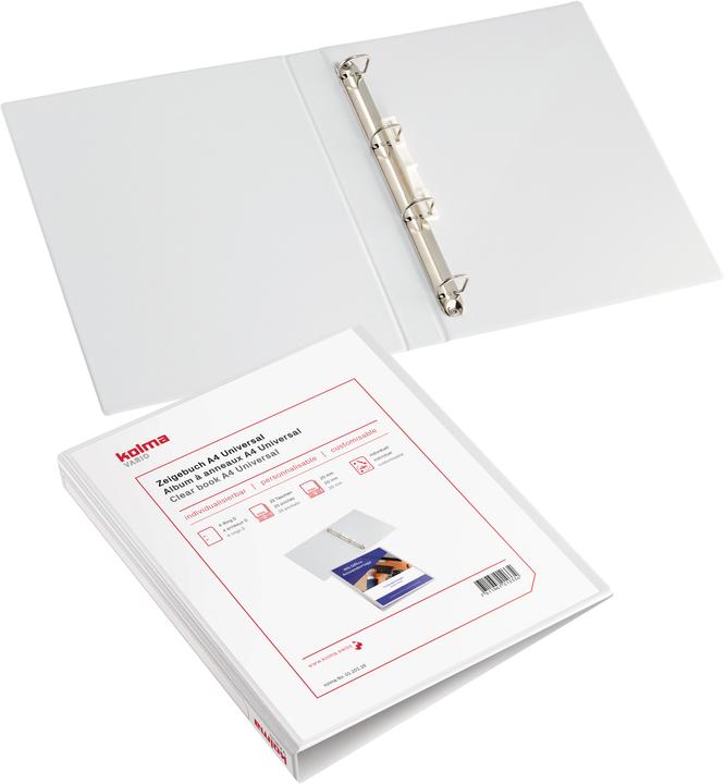 Image du produit Kolma Cahier de pointage Vario A4 4 anneaux hauteur de remplissage 2 cm blanc (A4, 20 mm, 1 pcs)