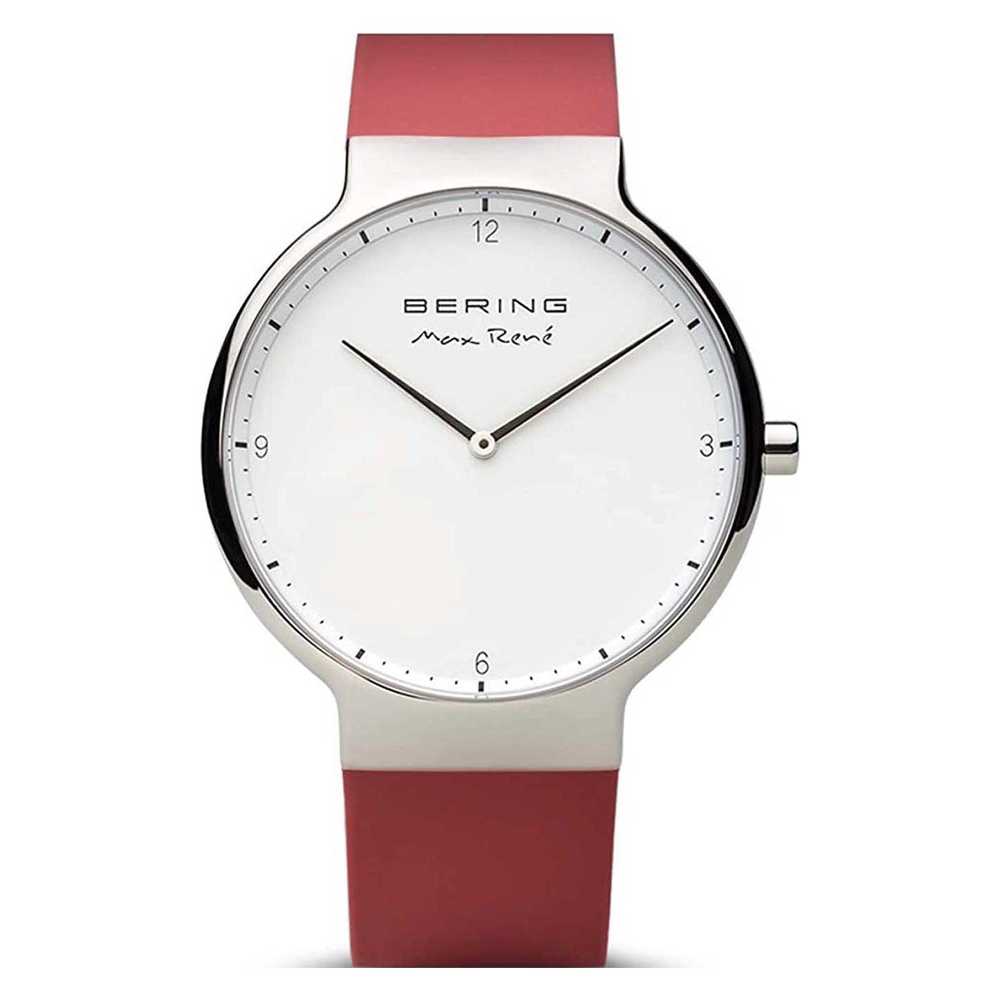 Bering, Armbanduhr, Max René, Rot, (Analoguhr, 40 mm)