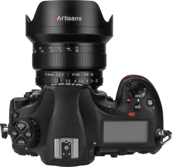 Actual product image 7artisans 7.5mm f/3.5 Fisheye for Nikon F (APS-C) (Nikon F, APS-C / DX)