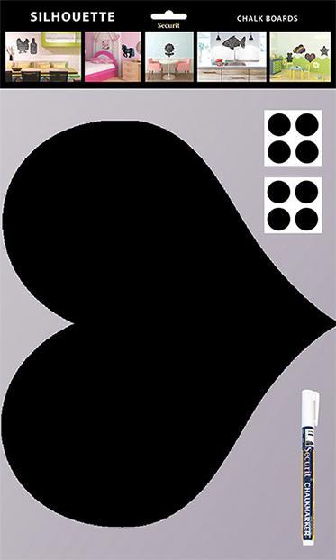 Immagine prodotto Securit Silhouette Heart (Lavagna, 36 x 30 cm)
