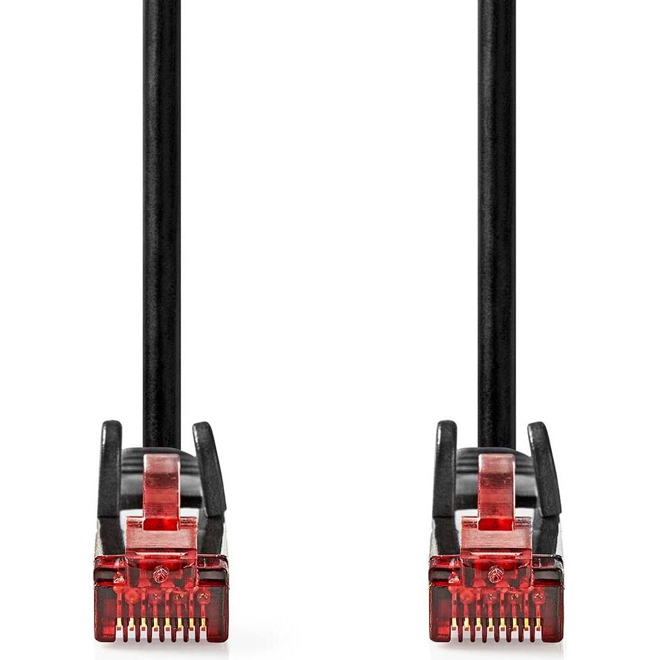 Thumbnail - Nedis CAT6-Netzwerkkabel RJ45 Stecker RJ45 Stecker U/UTP 5.00 m Rund PVC Schwarz Lab (U/UTP, CAT6, 5 m), Netzwerkkabel