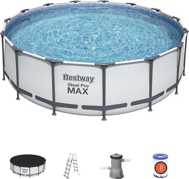 Produktbild Bestway Steel Pro MAX Aufstellpool-Set 4 57 x 122 cm (457 x 122 cm)