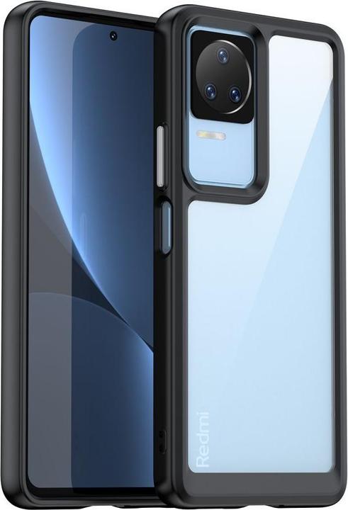 Produktbild Hurtel Outer Space Case for Xiaomi Poco F4 5G cover with a flexible frame black (Xiaomi Poco  M4 5G)