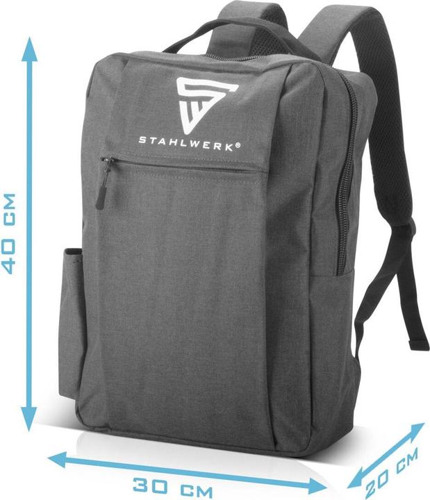Image du produit Stahlwerk Sac à dos pour ordinateur portable Sac à dos pour ordinateur portable Sac à dos de travail avec (15 l)