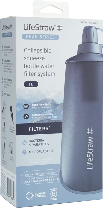 Image du produit LifeStraw Bouteille Peak Squeeze 1L (bleu)