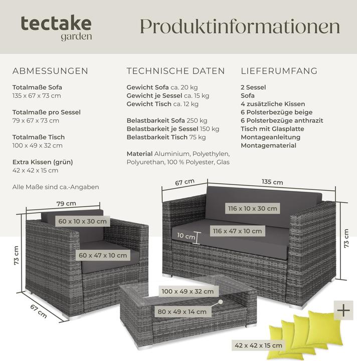 Actual product image tectake München