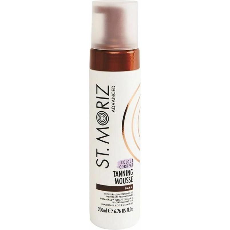 St. Moriz, Selbstbräuner, St Moriz Advanced Colour Correcting Tanning Mousse Dark (Selbstbräunungstuch, 200 ml)
