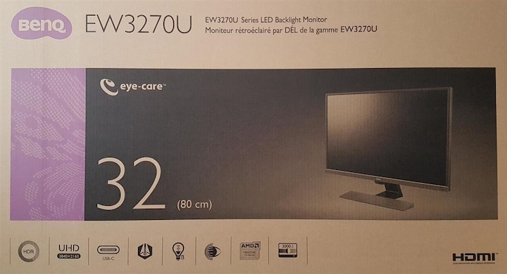 Productafbeelding BenQ Ew3270u (3840 x 2160 Pixels, 31.50")