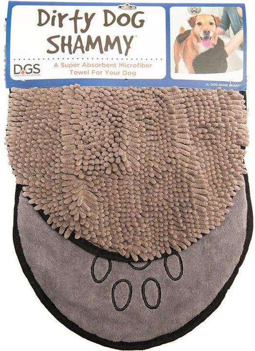 Produktbild Dog Gone Smart DGS Dirty Dog Shammy Grau 33x78cm (Katze, Hund)