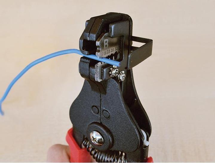 Actual product image Faithfull Automatic Wire Stripper Capacity 1-3.2mm