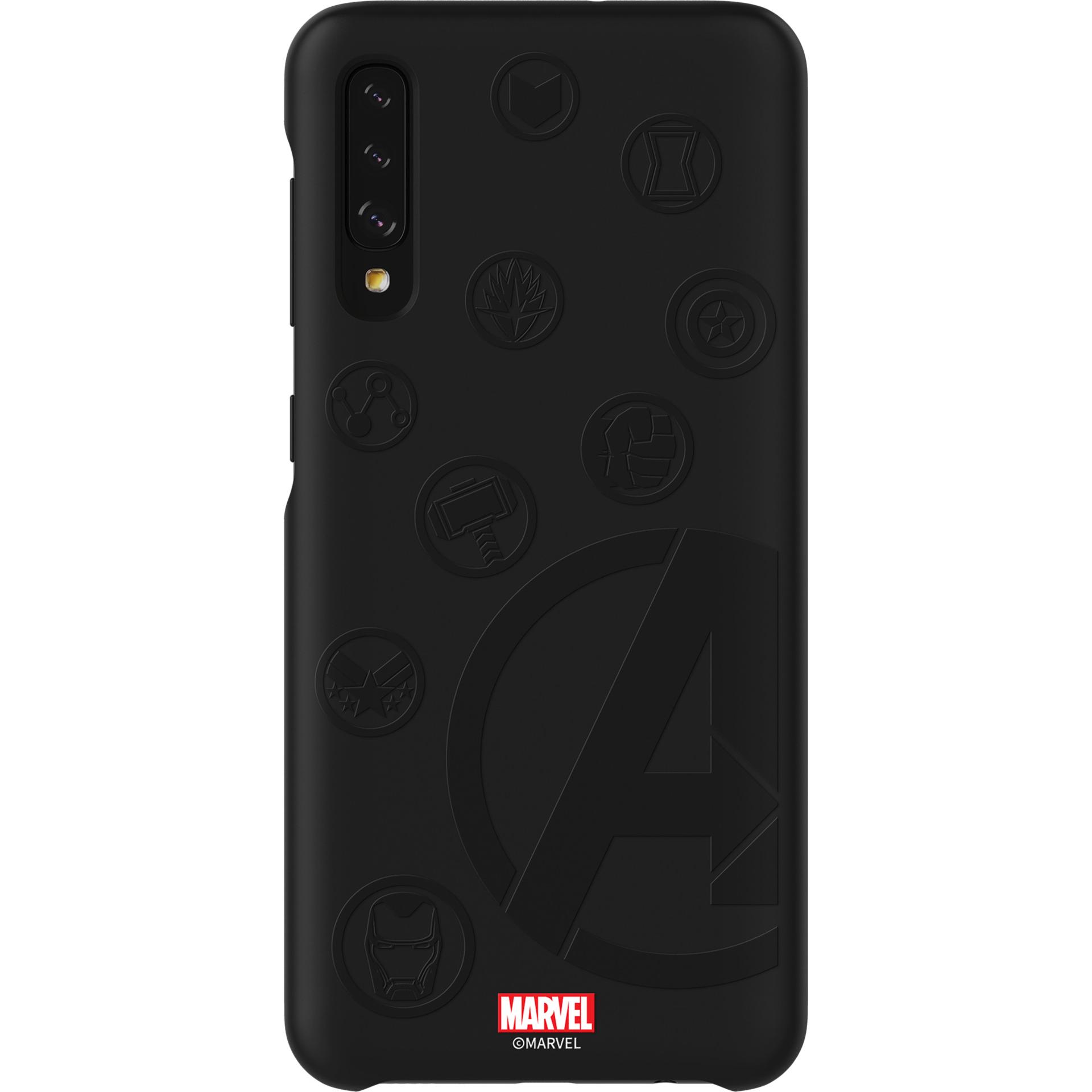 Samsung Avengers4 (Samsung Galaxy A50), Smartphone Hülle, Schwarz