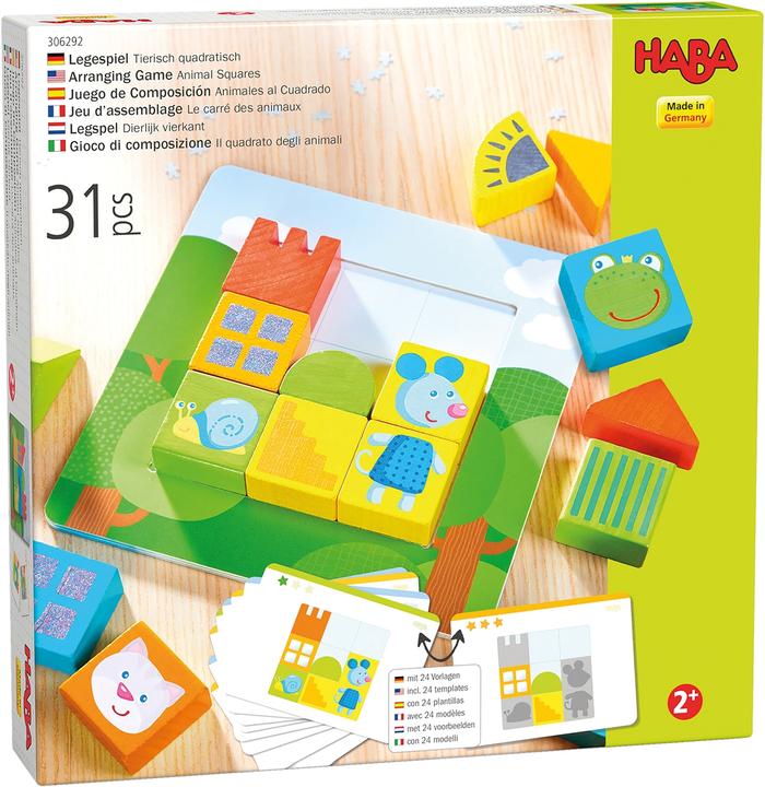 Produktbild Haba Legespiel Tierisch quadratisch