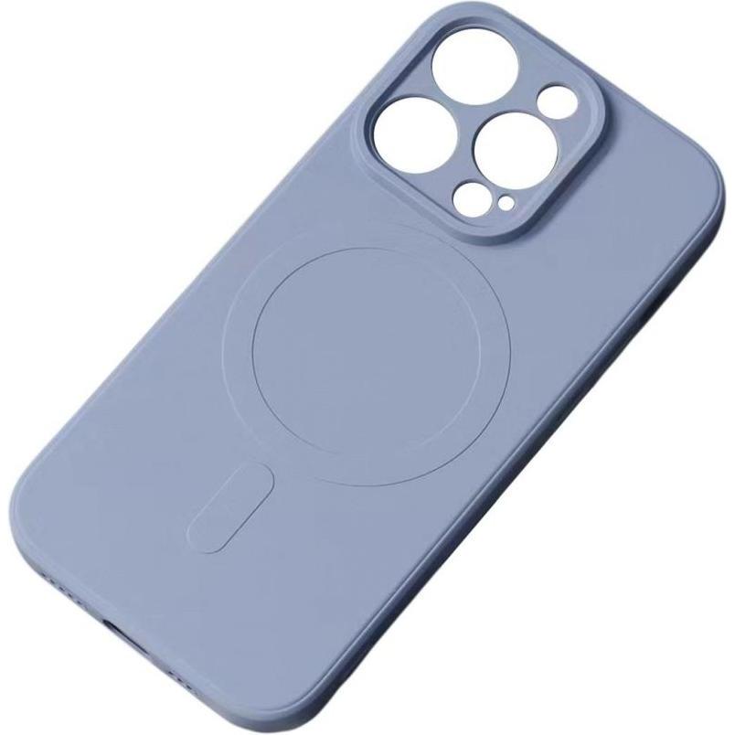 Hurtel MagSafe Compatible Silicone Case for iPhone 15 Pro Max Silicone Case - Gray (Apple iPhone 15 Pro Max), Smartphone...