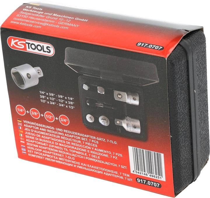 Actual product image KS Tools Vergrösserungs- und Reduzieradapter-Satz, 7-tlg