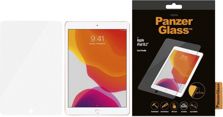 Actual product image PanzerGlass screen protector (1 Piece, iPad 2019 (7th gene), iPad 2020 (8. Gen))
