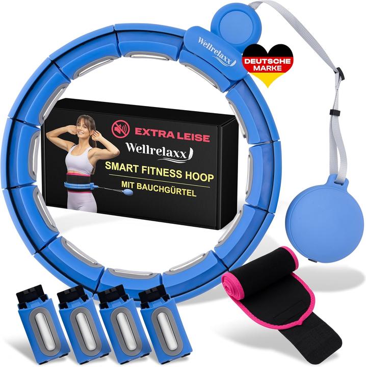 Wellrelaxx Smart Hula Hoop mit Gewichtskugel (113 cm)