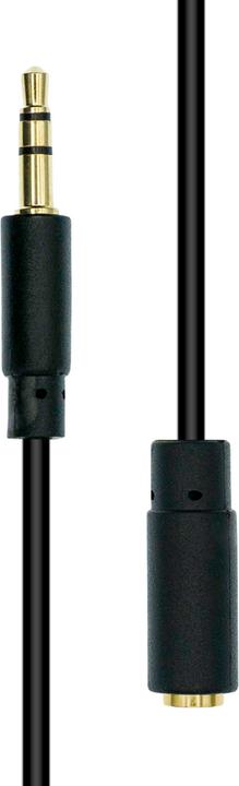 Produktbild ProXtend Mini-Jack 3-Pin Slim Extension Cable Black 10M (10 m)
